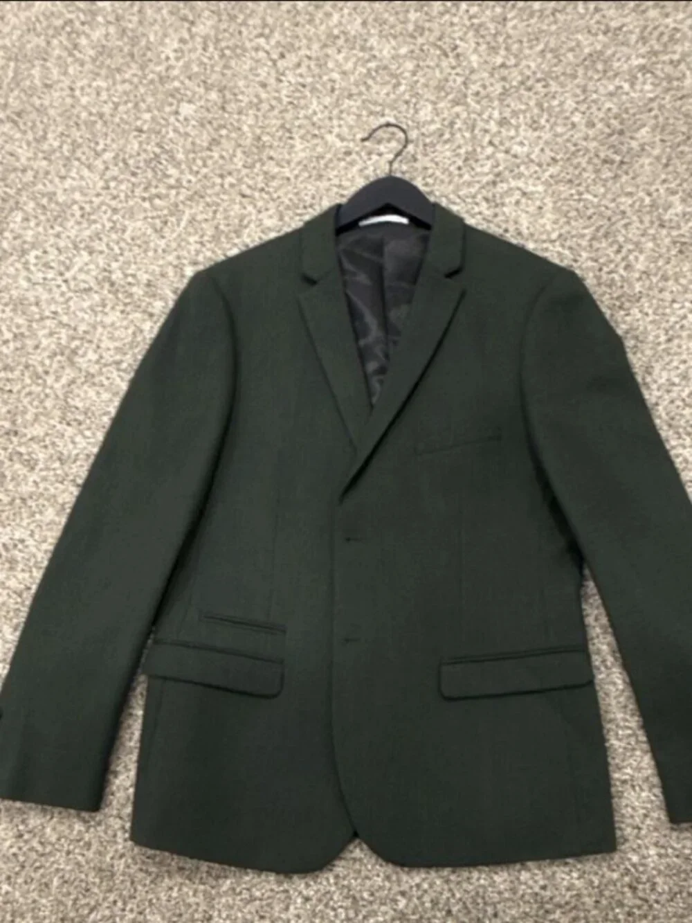 Paisley & Gray Slim Fit Green Suit Jacket Single-Breasted Two-Button Size 42